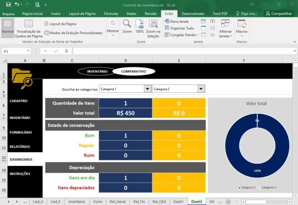 Planilha Excel Controle de Inventário - Image 6