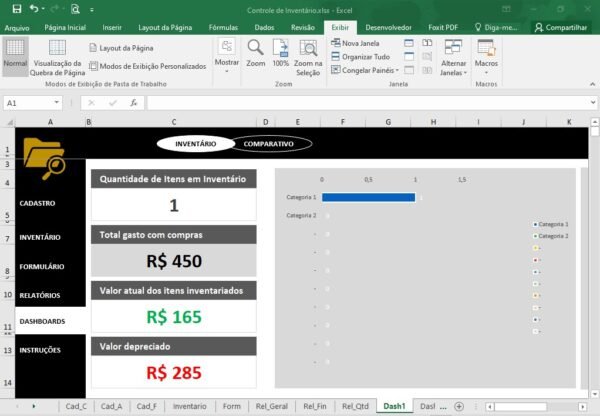 Planilha Excel Controle de Inventário - Image 7