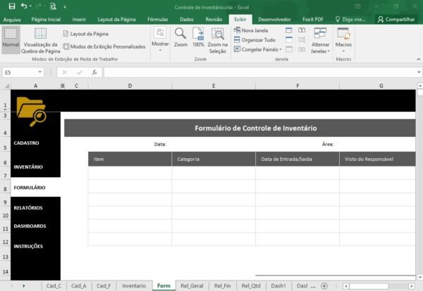 Planilha Excel Controle de Inventário - Image 8